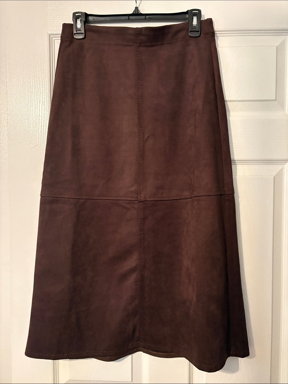 Women's Brown Maxi A-Line Skirt
